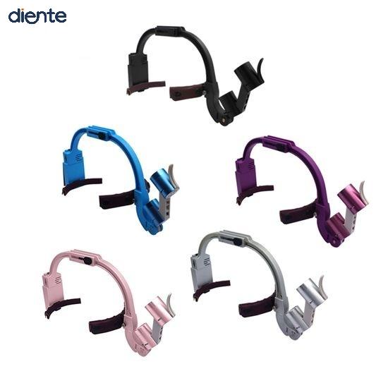 Diente HC5 Dental Loupes with 5W LED Headlight, 2.5X/3.5X Magnification Dental Surgical Loupe