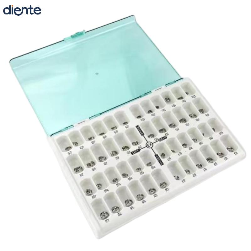 Diente HC1 Kids Stainless Steel Primary Molar Crown | 48Pcs Pediatric Dental Crown Set